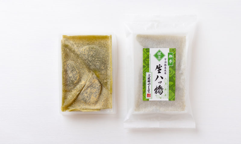 京都和菓子卸京醍醐やまもと都夢（とむ）つぶあん入り抹茶生八ツ橋