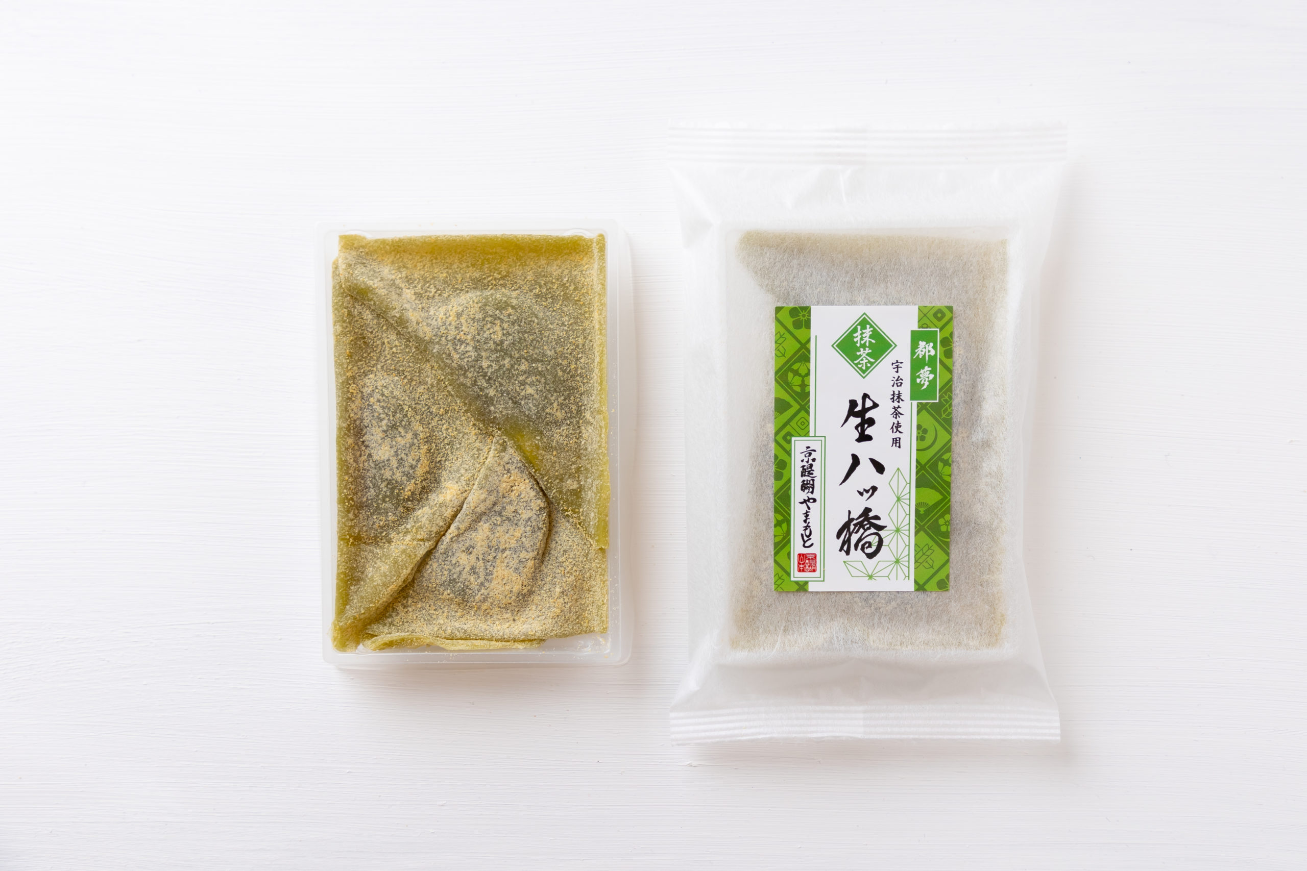 都夢 つぶあん入り抹茶生八ツ橋 | 京都和菓子わらび餅のお土産・通販卸