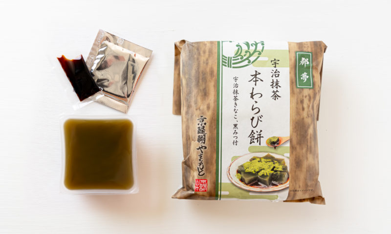 京都和菓子卸京醍醐やまもと都夢（とむ）宇治抹茶本わらび餅